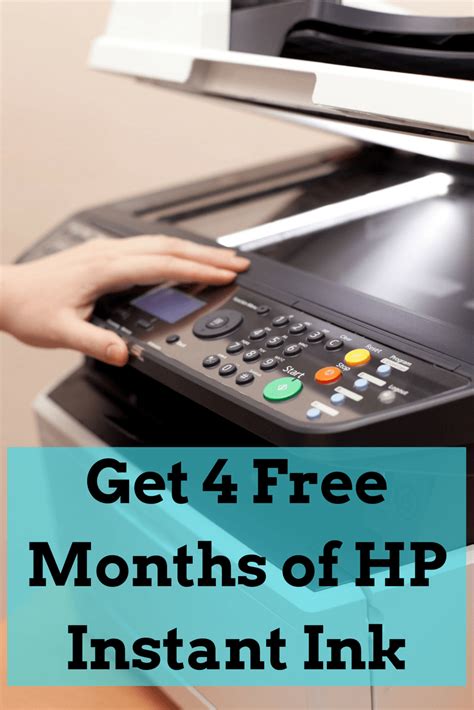 4 month free trial of hp instant ink|How to activate the 4 month trial for Instant Ink .